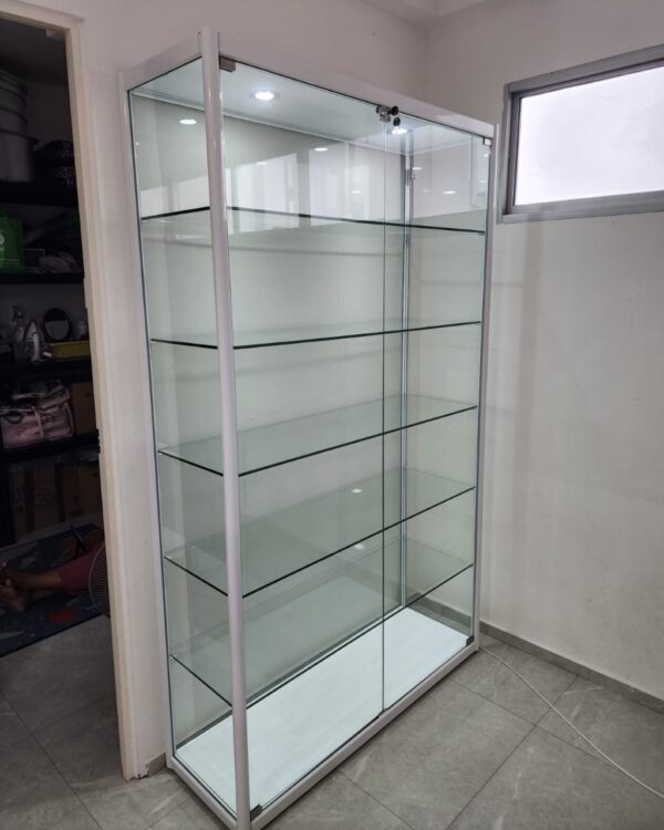 Glass display Material: Steel, Strong MDF Base